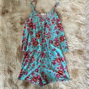 FLORAL ROMPER